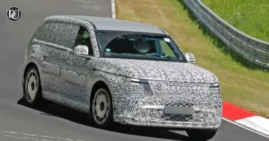 2026 Genesis GV90 luxury electric SUV with bold design and LED front lighting
