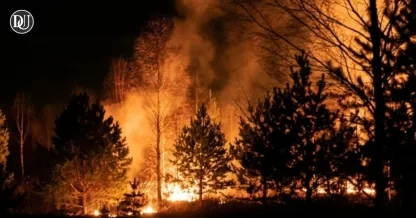 Explosive Wildfires in New Jersey