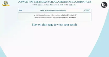 ICSE, ISC 2025 Results