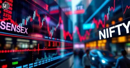Sensex Nifty Stock Market Slides Over 650 Points