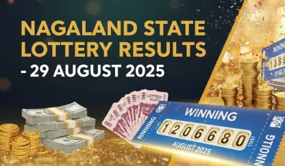 Nagaland State Lottery Result - 29 August 2025