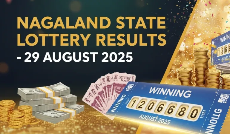 Nagaland State Lottery Result - 29 August 2025