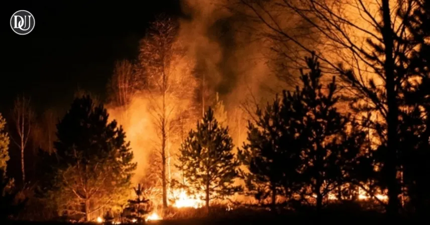 Explosive Wildfires in New Jersey