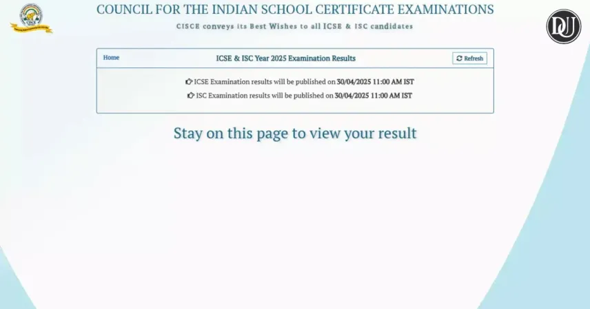 ICSE, ISC 2025 Results