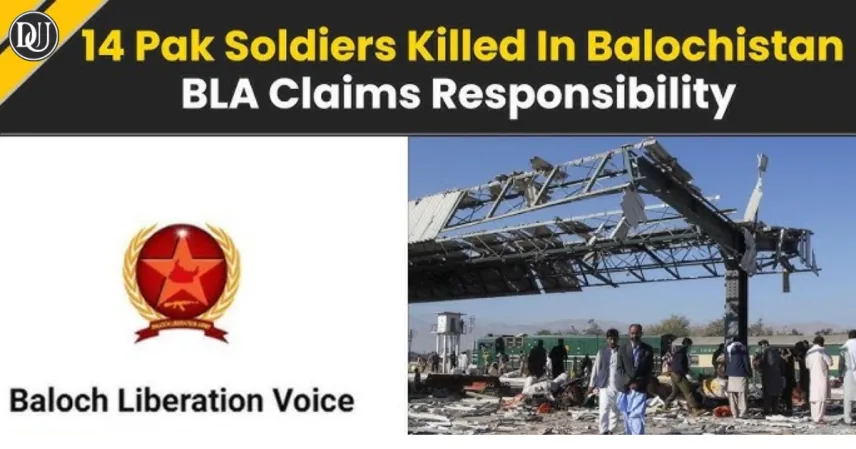14 Pakistani Soldiers were Killed in Balochistan