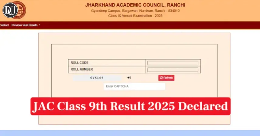 Check Your jac 9th result 2025 Now