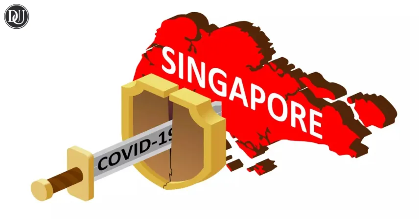 COVID 19 Cases Singapore & India