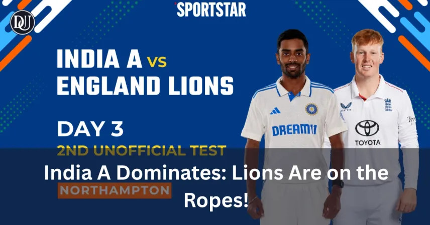 IND A vs ENG Lions live score