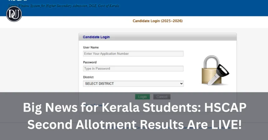 Kerala HSCAP second allotment 2025