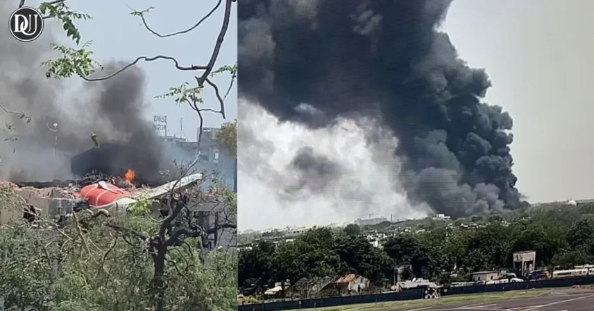 Air India Flight Crashes in Ahmedabad