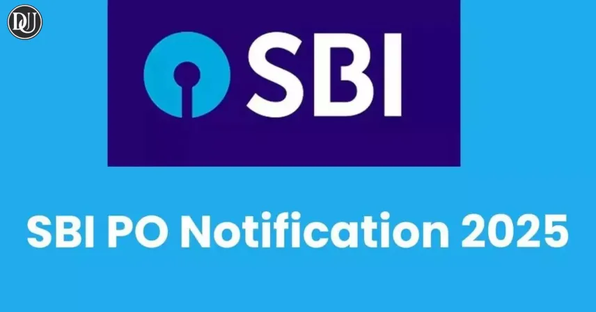SBI PO Notification 2025 Released