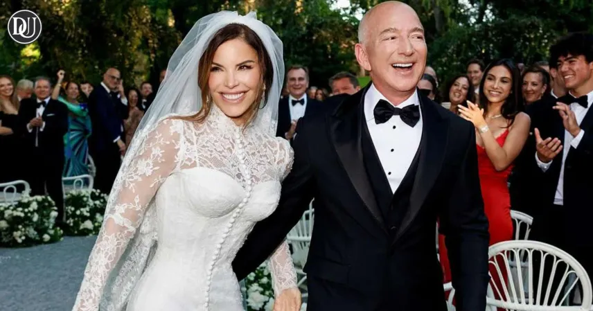 Wedding Dress from Bezos Ceremony
