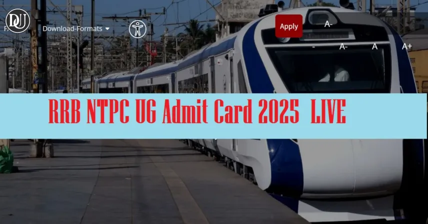 Check RRB NTPC UG Exam Date 