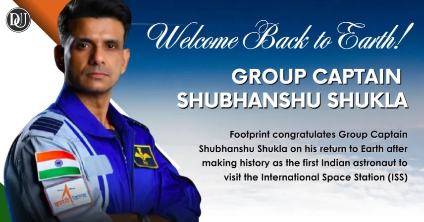 Shubhanshu Shukla: India's First ISS Astronaut Back on Earth